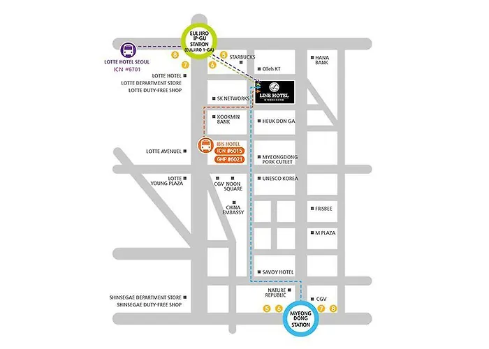 Line Myeongdong Hotel 3*
